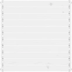 JOLI® Mode Repose-pied De Jardin 70x70x30 Cm Blanc Bois De Pin Solide TOP38161 -Promos Verde Rêverie Boutique 93276017 3