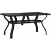 Table De Jardin Noir 140x70x70 Cm Acier Et Verre 2 Table De Jardin Noir 140x70x70 Cm Acier Et Verre -Promos Verde Rêverie Boutique 93431477 1