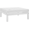 Canapé De Jardin Canapé Repose-pied Relax - Blanc Bois De Pin Solide BV615567 - BonneVie 2 Canapé De Jardin Canapé Repose-pied Relax - Blanc Bois De Pin Solide BV615567 - BonneVie -Promos Verde Rêverie Boutique 93463912 1