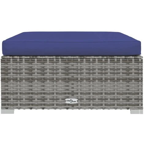 Canapé De Jardin Canapé Repose-pied Relax - Et Coussin Gris 70x70x30cm Résine Tressée BV935961 - BonneVie 4 Canapé De Jardin Canapé Repose-pied Relax - Et Coussin Gris 70x70x30cm Résine Tressée BV935961 - BonneVie – Image 2