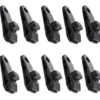 Clips Bâche 10 Pèces Tente Clips Auvents Pince Clip Auvents Pour Camping Canopy Clamp Clips De Bâche Auvents Pour Activités De Plein Air Noir