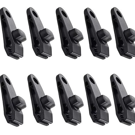 Clips Bâche 10 Pèces Tente Clips Auvents Pince Clip Auvents Pour Camping Canopy Clamp Clips De Bâche Auvents Pour Activités De Plein Air Noir 3 Clips Bâche 10 Pèces Tente Clips Auvents Pince Clip Auvents Pour Camping Canopy Clamp Clips De Bâche Auvents Pour Activités De Plein Air Noir