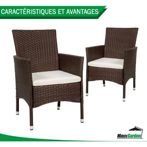 Salon De Jardin - Fauteuil Balcon Exterieur Petit Espace - Salon Balcon - MaxxGarden 4 Salon De Jardin - Fauteuil Balcon Exterieur Petit Espace - Salon Balcon - MaxxGarden – Image 2