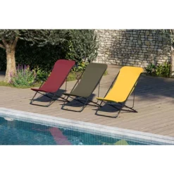 Lot De 2 Chiliennes De Jardin Texaline Jaune Solaire Acier Mobilier De Jardin - Chilienne - 82/95 X 56 X 78/93CM 7 Lot De 2 Chiliennes De Jardin Texaline Jaune Solaire Acier Mobilier De Jardin - Chilienne - 82/95 X 56 X 78/93CM -Promos Verde Rêverie Boutique 94349283 3