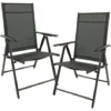 Lot De 2 Chaises De Jardin Pliantes - Ultra Légère - Noir - MaxxGarden -Promos Verde Rêverie Boutique 94676268 1