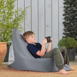 Veeva Pouf Géant Pour Enfants, Coussin De Sol XXL, Poufs D’intérieur Et D’extérieur, Gris 9 Veeva Pouf Géant Pour Enfants, Coussin De Sol XXL, Poufs D’intérieur Et D’extérieur, Gris -Promos Verde Rêverie Boutique 95821344 3
