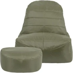 Veeva Pouf Fauteuil Et Repose-Pieds Vista, XL Poufs D’intérieur Et D’extérieur, Vert Olive 10 Veeva Pouf Fauteuil Et Repose-Pieds Vista, XL Poufs D’intérieur Et D’extérieur, Vert Olive -Promos Verde Rêverie Boutique 95900288 4