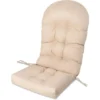 COSTWAY Coussin De Chaise Adirondack Avec Dossier De 81 CM Et Sangles De Fixation, 12 CM D'Épaisseur, Pour Intérieur/Extérieur Beige 2 COSTWAY Coussin De Chaise Adirondack Avec Dossier De 81 CM Et Sangles De Fixation, 12 CM D'Épaisseur, Pour Intérieur/Extérieur Beige -Promos Verde Rêverie Boutique 95963551 1