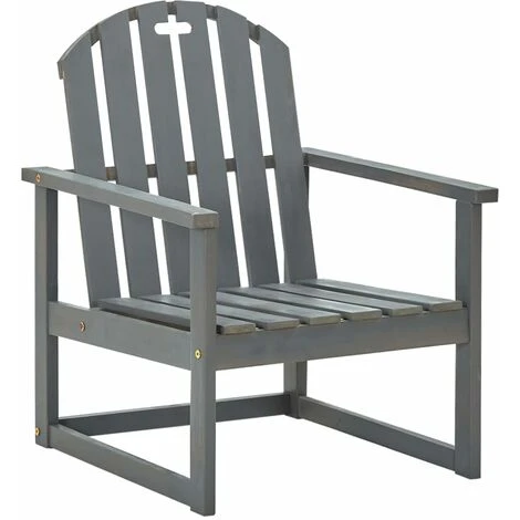 Nova Ensemble De 2 Chaises De Patio élégantes En Bois Massif Robuste Différentes Couleurs Couleur : Gris 4 Nova Ensemble De 2 Chaises De Patio élégantes En Bois Massif Robuste Différentes Couleurs Couleur : Gris – Image 2