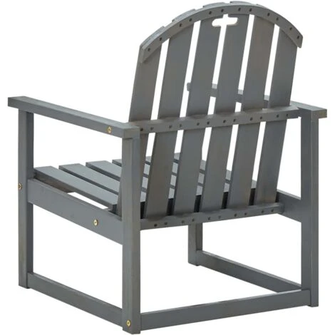 Nova Ensemble De 2 Chaises De Patio élégantes En Bois Massif Robuste Différentes Couleurs Couleur : Gris 7 Nova Ensemble De 2 Chaises De Patio élégantes En Bois Massif Robuste Différentes Couleurs Couleur : Gris – Image 5