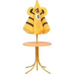 Nova Garden Bistro Set Pour Les Enfants Avec Parapluie Et Divers Thèmes Et Couleurs Sièges Couleur : Lion Jaune -Promos Verde Rêverie Boutique 96782591 3