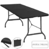 Table Pliante Rectangulaire En Aspect Rotin - Table De Jardin 8 Personnes - L180 X L75 X H73cm - Table Camping Exterieur Pour Jardin Terrasse Et Balcon - Noir 1 Table Pliante Rectangulaire En Aspect Rotin - Table De Jardin 8 Personnes - L180 X L75 X H73cm - Table Camping Exterieur Pour Jardin Terrasse Et Balcon - Noir -Promos Verde Rêverie Boutique 96784204 1