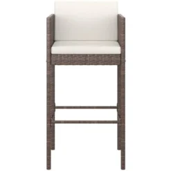 SalesHot® VidaXL Ensemble Bar De Jardin 5 Pcs - Ensemble Repas De Jardin Et Coussins Résine Tressée Marron Super83685 10 SalesHot® VidaXL Ensemble Bar De Jardin 5 Pcs - Ensemble Repas De Jardin Et Coussins Résine Tressée Marron Super83685 -Promos Verde Rêverie Boutique 96897894 4