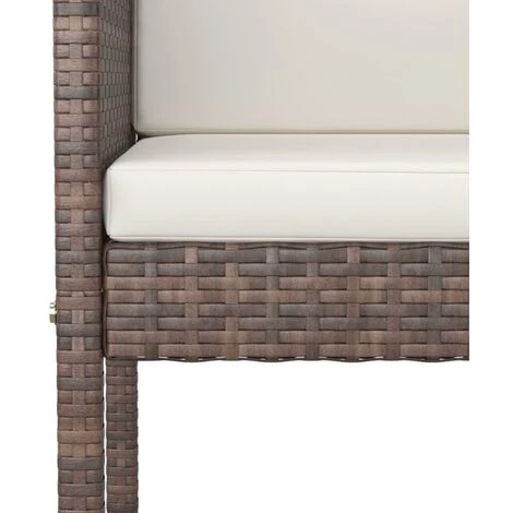 SalesHot® VidaXL Ensemble Bar De Jardin 5 Pcs - Ensemble Repas De Jardin Et Coussins Résine Tressée Marron Super83685 7 SalesHot® VidaXL Ensemble Bar De Jardin 5 Pcs - Ensemble Repas De Jardin Et Coussins Résine Tressée Marron Super83685 – Image 5
