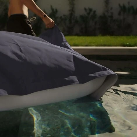 Pouf Géant XXL Déhoussable, Flottant Pour Piscine, Deco Arts Gris Carbone 5 Pouf Géant XXL Déhoussable, Flottant Pour Piscine, Deco Arts Gris Carbone – Image 3