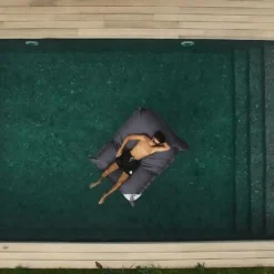 Pouf Géant XXL Déhoussable, Flottant Pour Piscine, Deco Arts Gris Carbone 10 Pouf Géant XXL Déhoussable, Flottant Pour Piscine, Deco Arts Gris Carbone -Promos Verde Rêverie Boutique 96962385 4