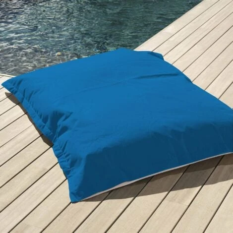 Pouf Géant XXL Déhoussable, Flottant Pour Piscine, Deco Arts Bleu Pétrole 4 Pouf Géant XXL Déhoussable, Flottant Pour Piscine, Deco Arts Bleu Pétrole – Image 2