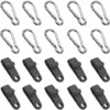 Clip De Bâche, Tente Pince Bâche, Mousqueton, Corde élastique, Pour Bâche, Camping, Auvents, La Couverture De Voiture, Lot De 10 (20Pcs) 2 Clip De Bâche, Tente Pince Bâche, Mousqueton, Corde élastique, Pour Bâche, Camping, Auvents, La Couverture De Voiture, Lot De 10 (20Pcs) -Promos Verde Rêverie Boutique 97196786 1