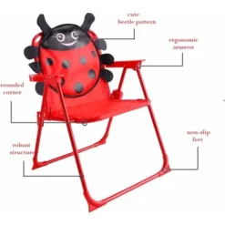 GIANTEX Ensemble De Jardin Pour Enfant Avec Parasol, Table Pour Enfant Pliable, 2 Chaises, Meubles Pour Jardin, Camping, Terrasse, Rouge 9 GIANTEX Ensemble De Jardin Pour Enfant Avec Parasol, Table Pour Enfant Pliable, 2 Chaises, Meubles Pour Jardin, Camping, Terrasse, Rouge -Promos Verde Rêverie Boutique 97235291 3