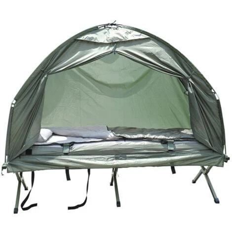 Bc-elec - 578-008 Lit De Camp Avec Tente, Sac De Couchage Et Matelas Gonflable Camping 6 Bc-elec - 578-008 Lit De Camp Avec Tente, Sac De Couchage Et Matelas Gonflable Camping – Image 4