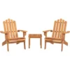 Ensemble De Salon De Jardin Adirondack 3 Pcs Bois Acacia Solide VidaXL -Promos Verde Rêverie Boutique 97888055 1