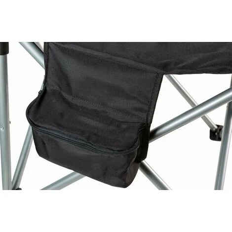 Chaise De Camping Avec Poche à Glace - Kingcamp - Sac De Transport Inclus - Noir 5 Chaise De Camping Avec Poche à Glace - Kingcamp - Sac De Transport Inclus - Noir – Image 3