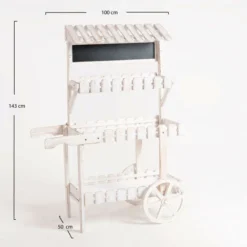 Chariots Candy Bar - Chariot Candy Bar Kiwi Blanc Vieilli -Promos Verde Rêverie Boutique 98190675 3