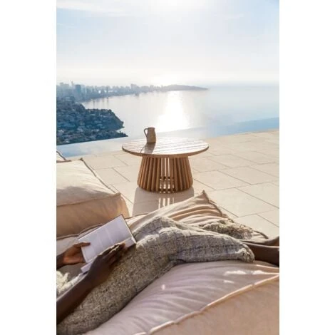 Table Basse De Jardin Ronde En Bois D'Acacia (Ø80 Cm) Mura SKLUM 4 Table Basse De Jardin Ronde En Bois D'Acacia (Ø80 Cm) Mura SKLUM – Image 2