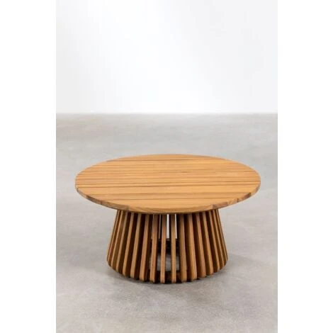 Table Basse De Jardin Ronde En Bois D'Acacia (Ø80 Cm) Mura SKLUM 5 Table Basse De Jardin Ronde En Bois D'Acacia (Ø80 Cm) Mura SKLUM – Image 3