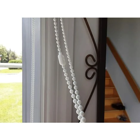 10 Mètres De Chaîne De Store Avec 10 Connecteurs, Cordon De Chaîne De Perles, Cordon Pour Store à Enrouleur Vénitien Vertical, Pièces De Rechange, Accessoires De Réparation (Blanc) 7 10 Mètres De Chaîne De Store Avec 10 Connecteurs, Cordon De Chaîne De Perles, Cordon Pour Store à Enrouleur Vénitien Vertical, Pièces De Rechange, Accessoires De Réparation (Blanc) – Image 5