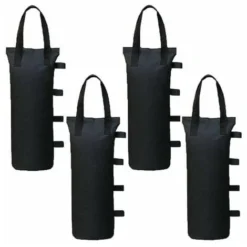 RHAFAYRE Lot De 4 Poids De Gazebo Pour Tonnelle Et Pavillon, Sac De Lestage Sable Pour Jambes, Tentes Pare-Soleil, Parasol,dolaso