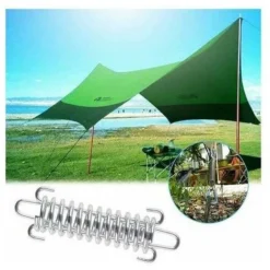 GP 4 Pièces Ressort Voile D'ombrage, Tendeur Voile D'ombrage Ressort, Ressort De Tension Pour Voile D'ombrage, Ressort De Tension Pour Tente De Camping, Boucle De Corde De Ressort De Tente En Acier (Arge 11 GP 4 Pièces Ressort Voile D'ombrage, Tendeur Voile D'ombrage Ressort, Ressort De Tension Pour Voile D'ombrage, Ressort De Tension Pour Tente De Camping, Boucle De Corde De Ressort De Tente En Acier (Arge -Promos Verde Rêverie Boutique 99639982 5