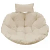 Coussin Rond Pour Le Cocon De La Balançoire Suspendue - Beige 2 Coussin Rond Pour Le Cocon De La Balançoire Suspendue - Beige -Promos Verde Rêverie Boutique 99833258 1