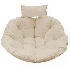 Coussin Rond Pour Le Cocon De La Balançoire Suspendue - Beige